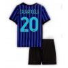 Camiseta Inter Milan Hakan Calhanoglu #20 Primera Equipación Replica 2025-26 para niños mangas cortas (+ Pantalones cortos)